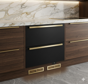 Integrated Underbench Freezer Drawers Closed